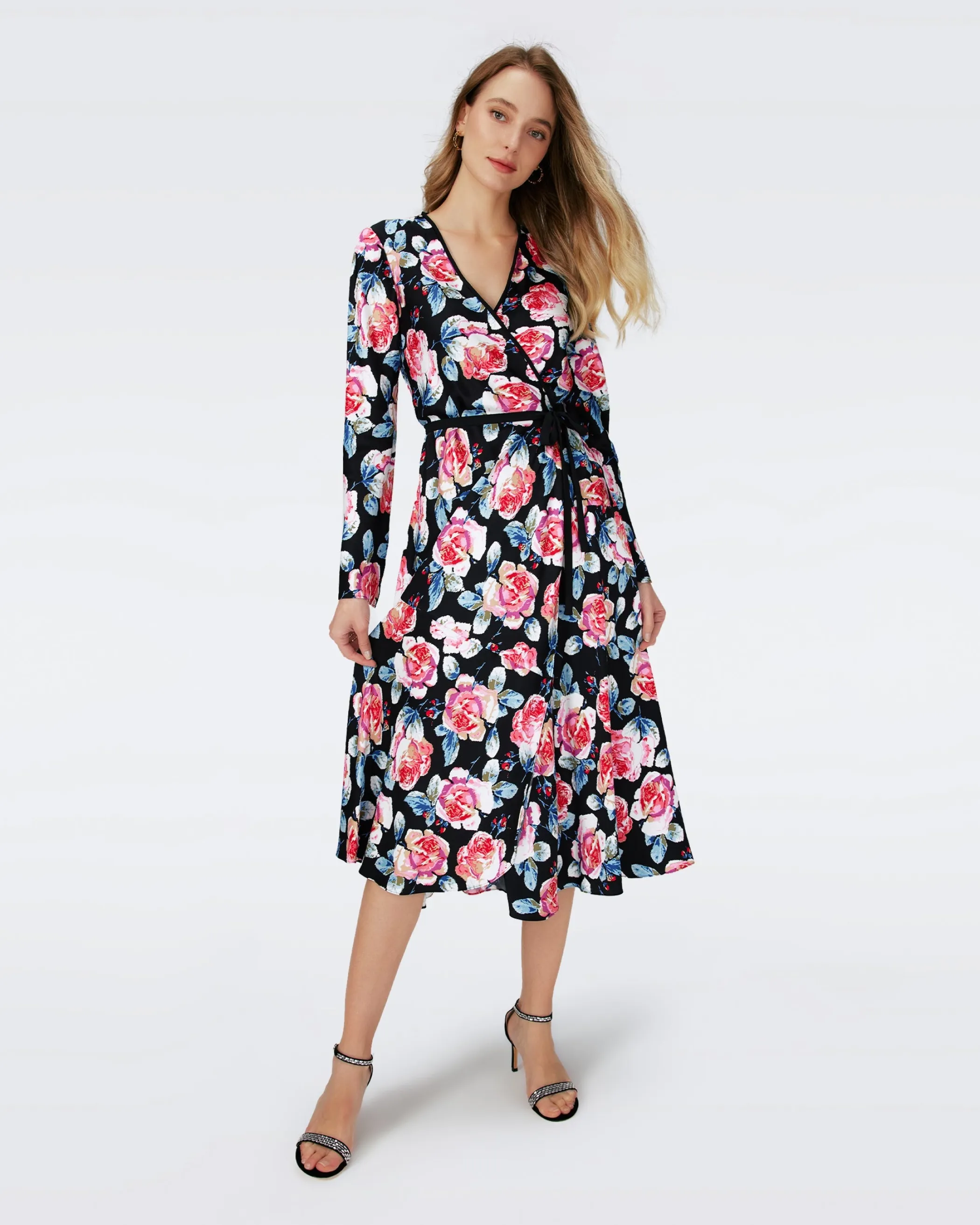 dvf Midi Dresses | Dresses-Anika Wrap Dress