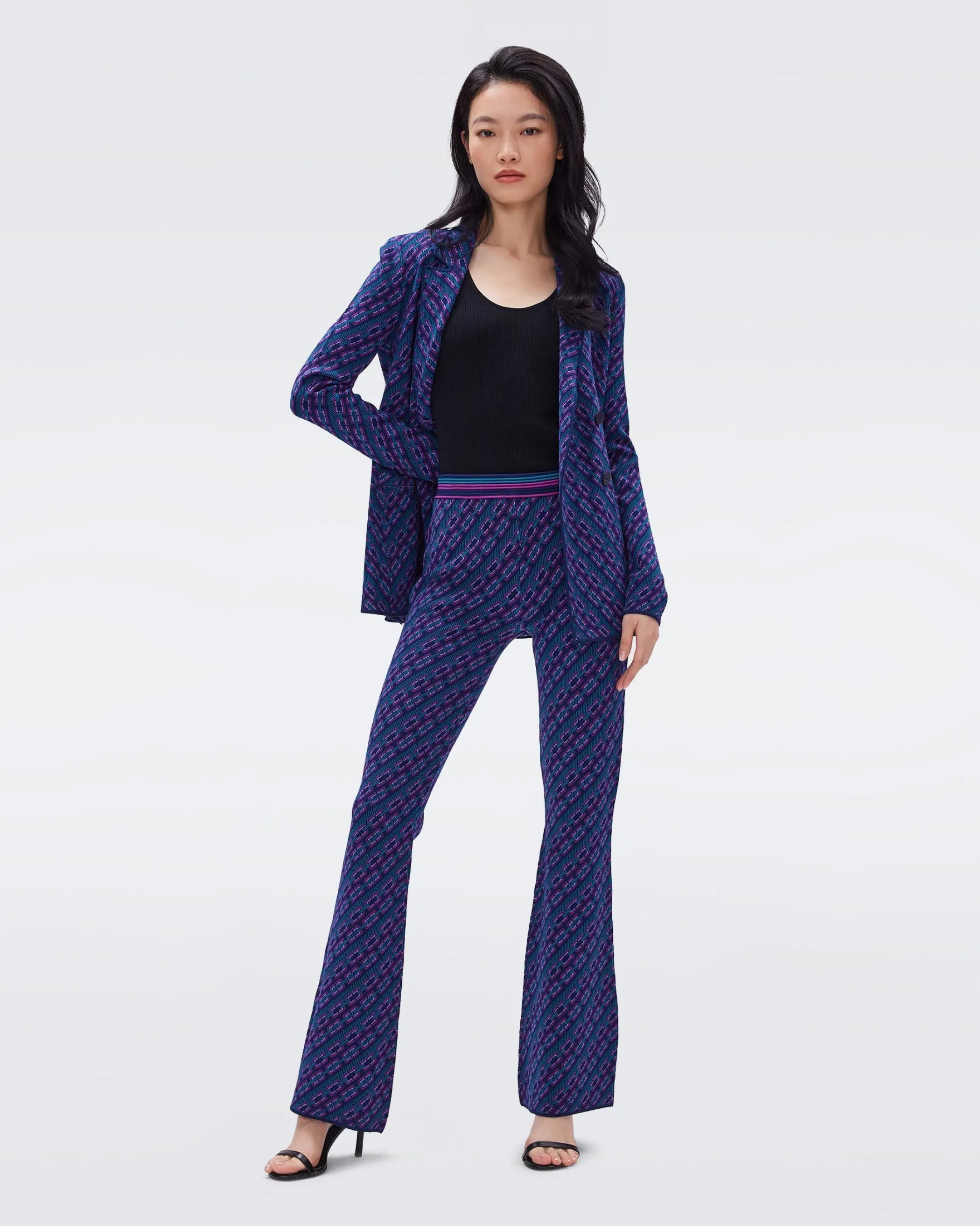 dvf Pants & Shorts-Ashdon Knit Jacquard Pants