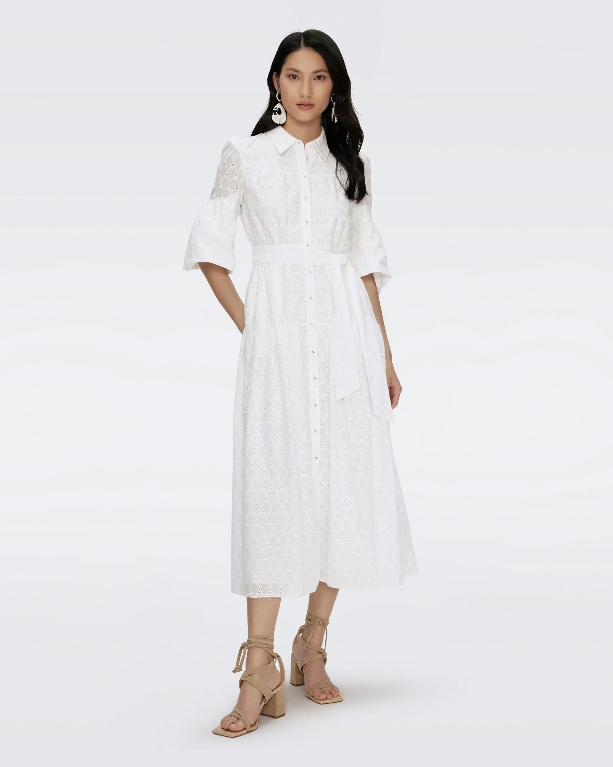 dvf Midi Dresses | Occasion Dresses-Aveena Cotton Dress