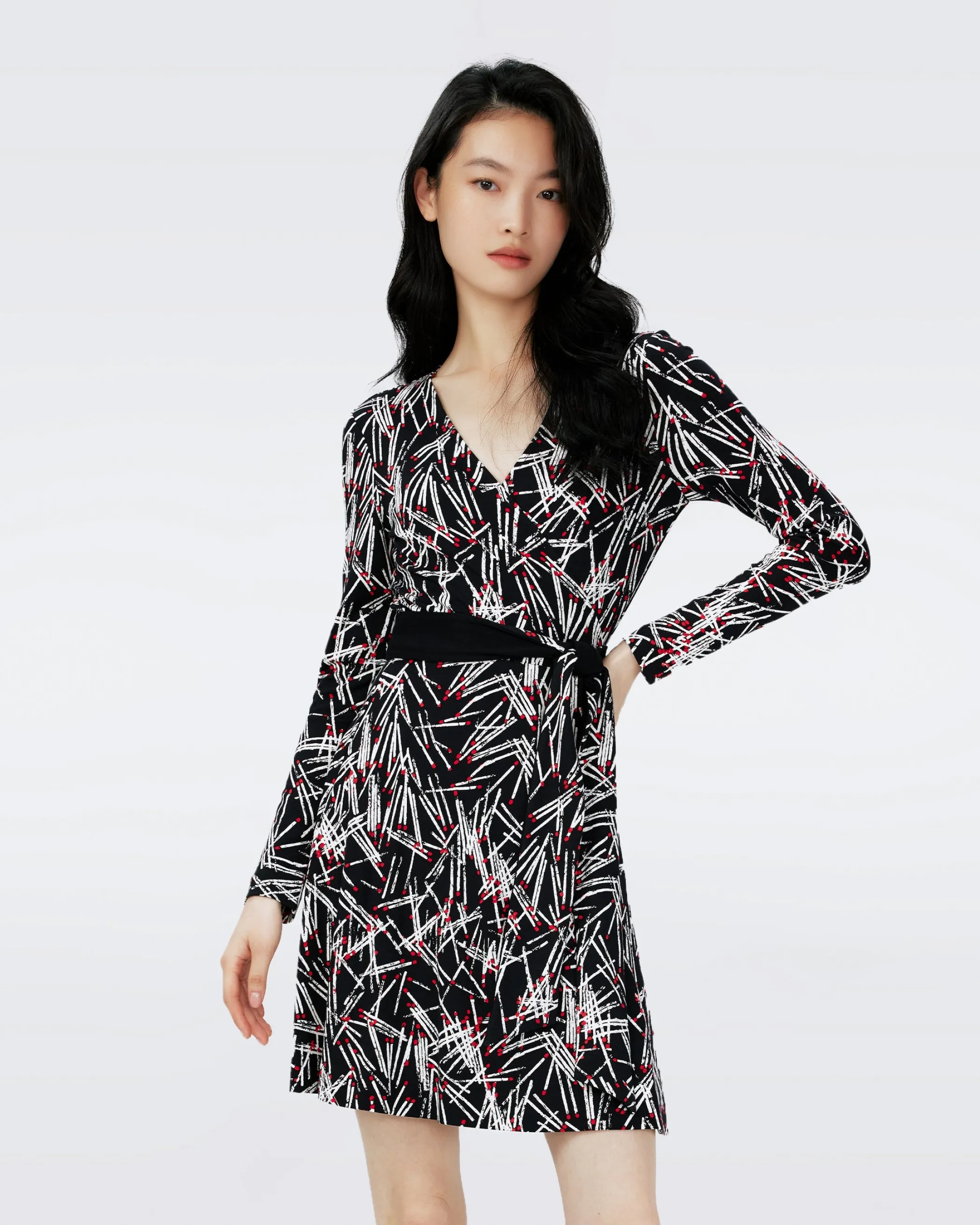 dvf Short Dresses | Dresses-Demetria Wrap Dress