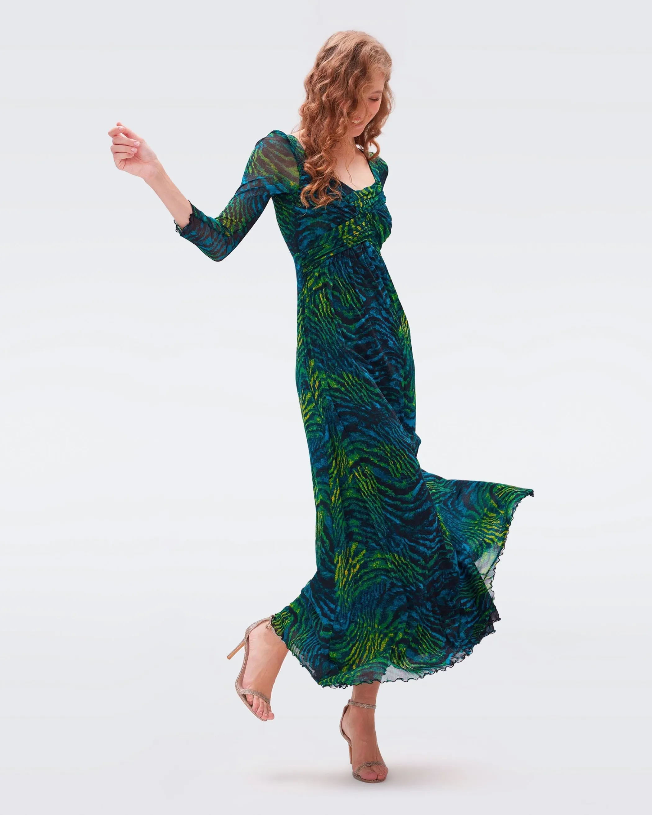 dvf Maxi Dresses | Occasion Dresses-Gael Mesh Dress