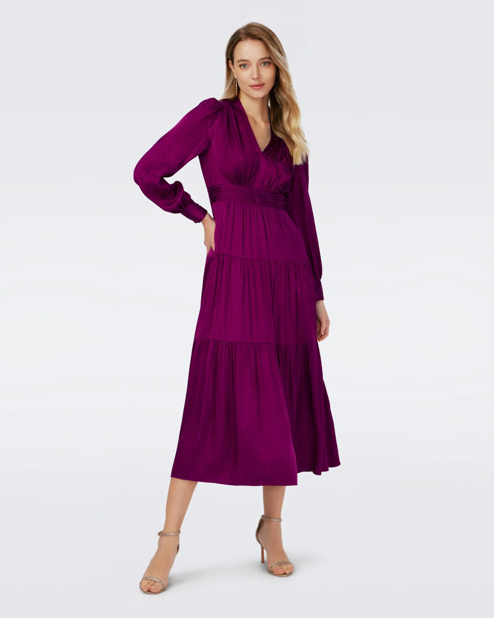 dvf Midi Dresses | Dresses-Gil Jacquard Dress