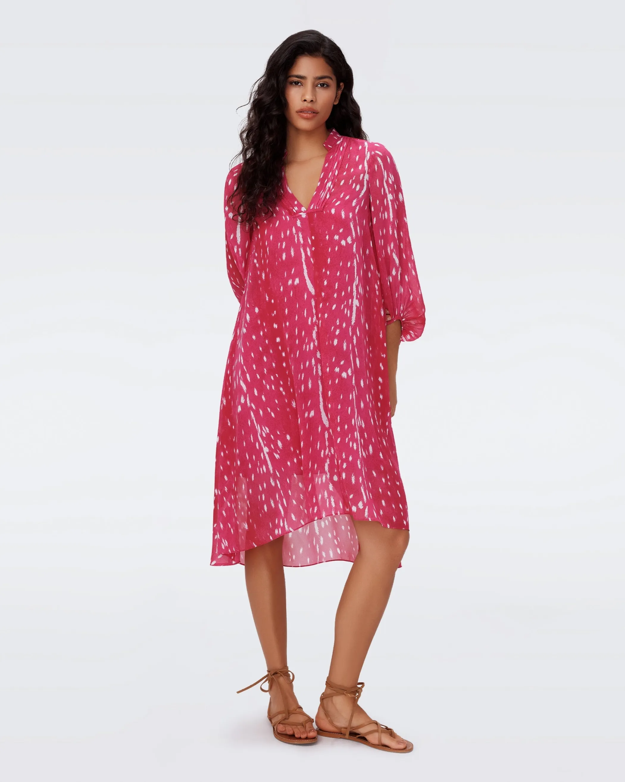 dvf Knee Length Dresses | Dresses-Ileana Dress