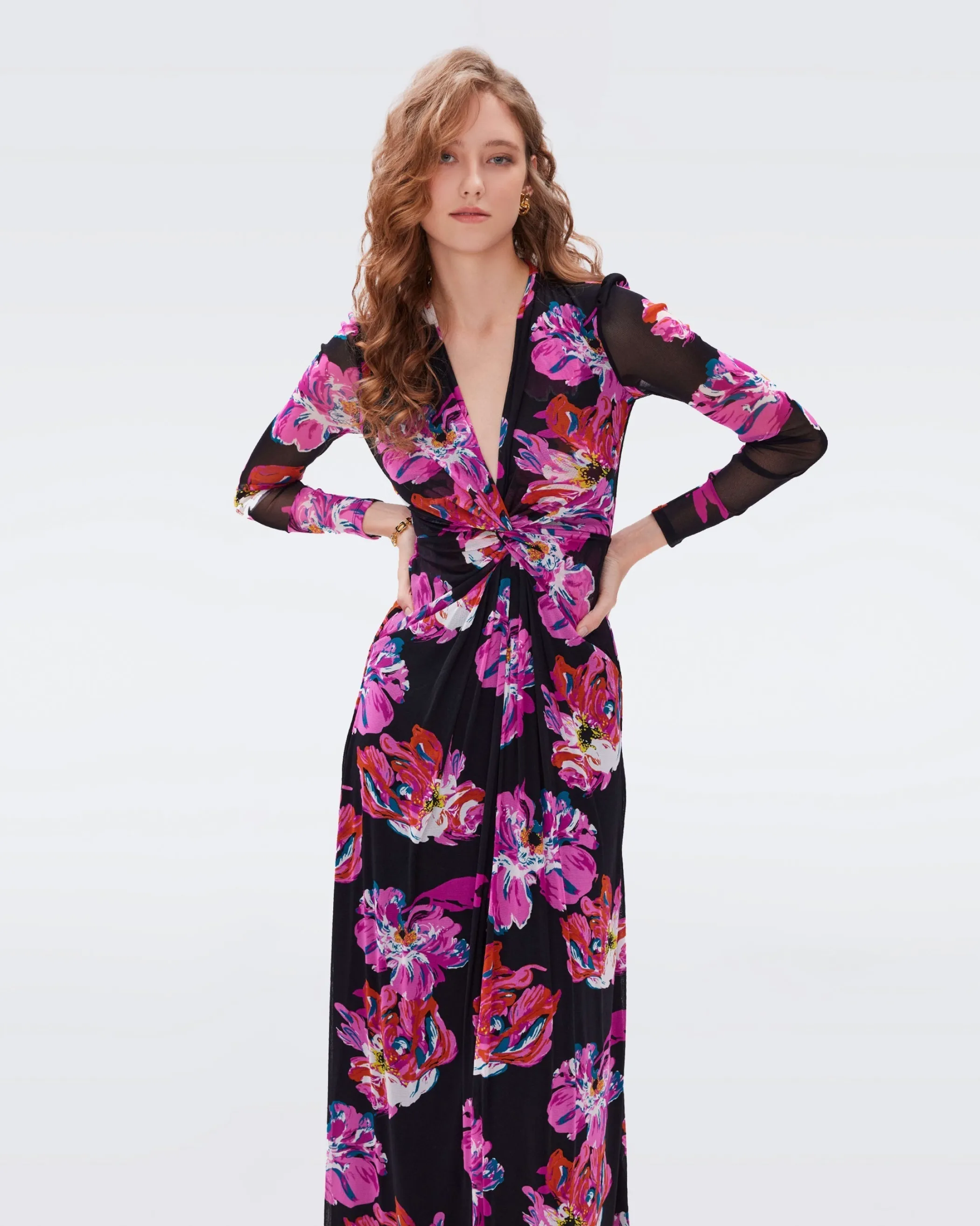 dvf Maxi Dresses | Occasion Dresses-Kassia Mesh Dress