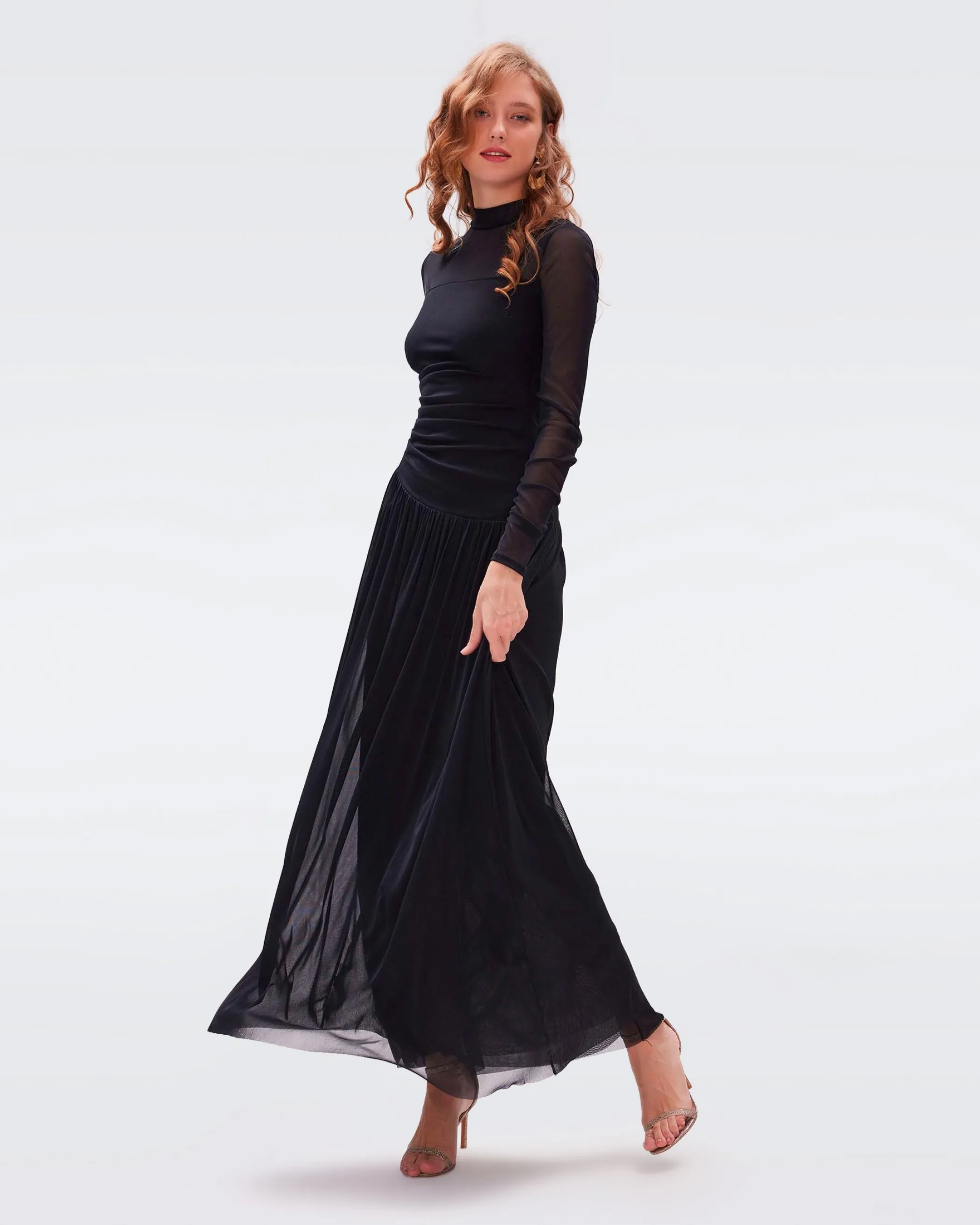 dvf Maxi Dresses | Black Dresses-Kirstie Dress