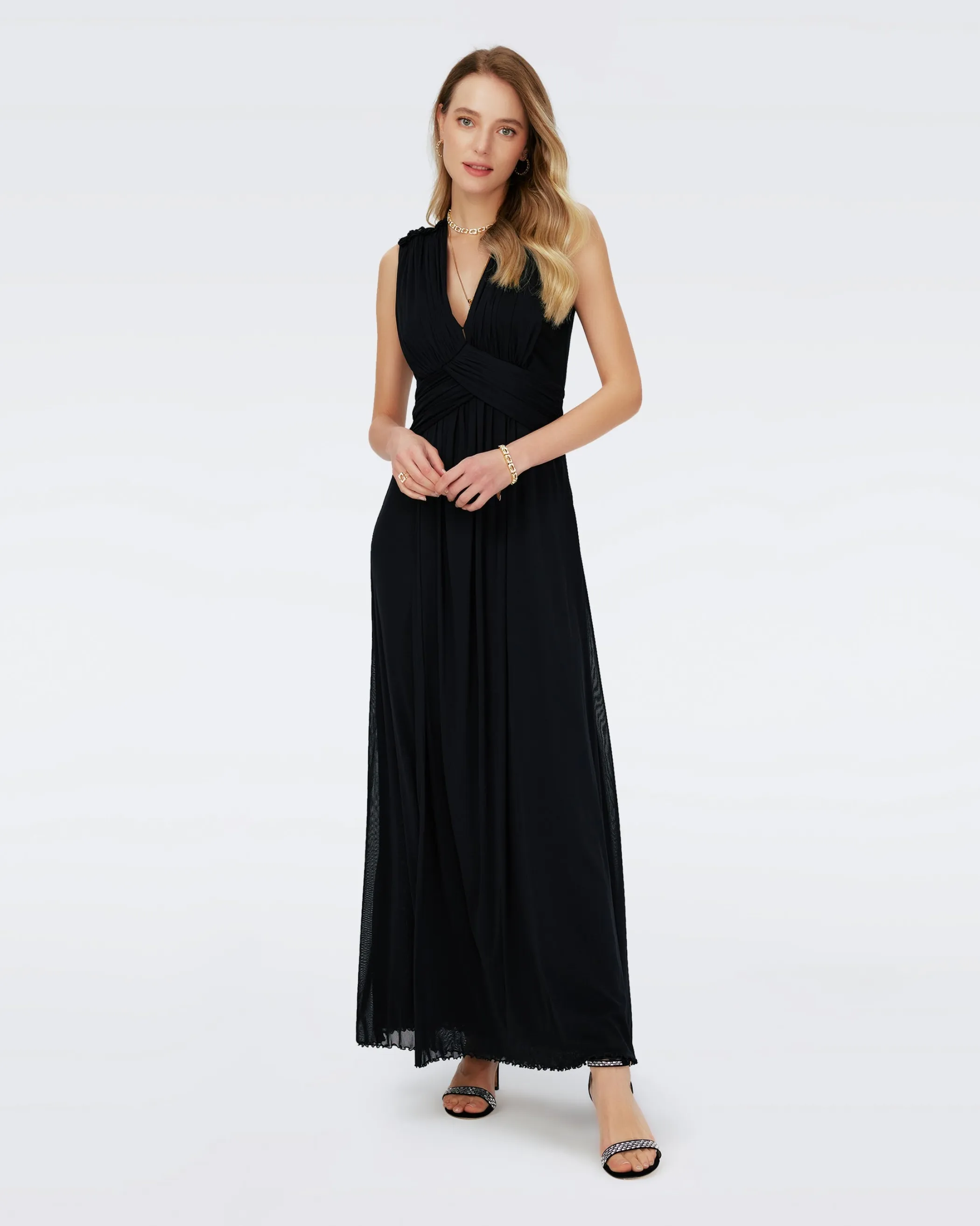 dvf Maxi Dresses | Black Dresses-Marika Dress