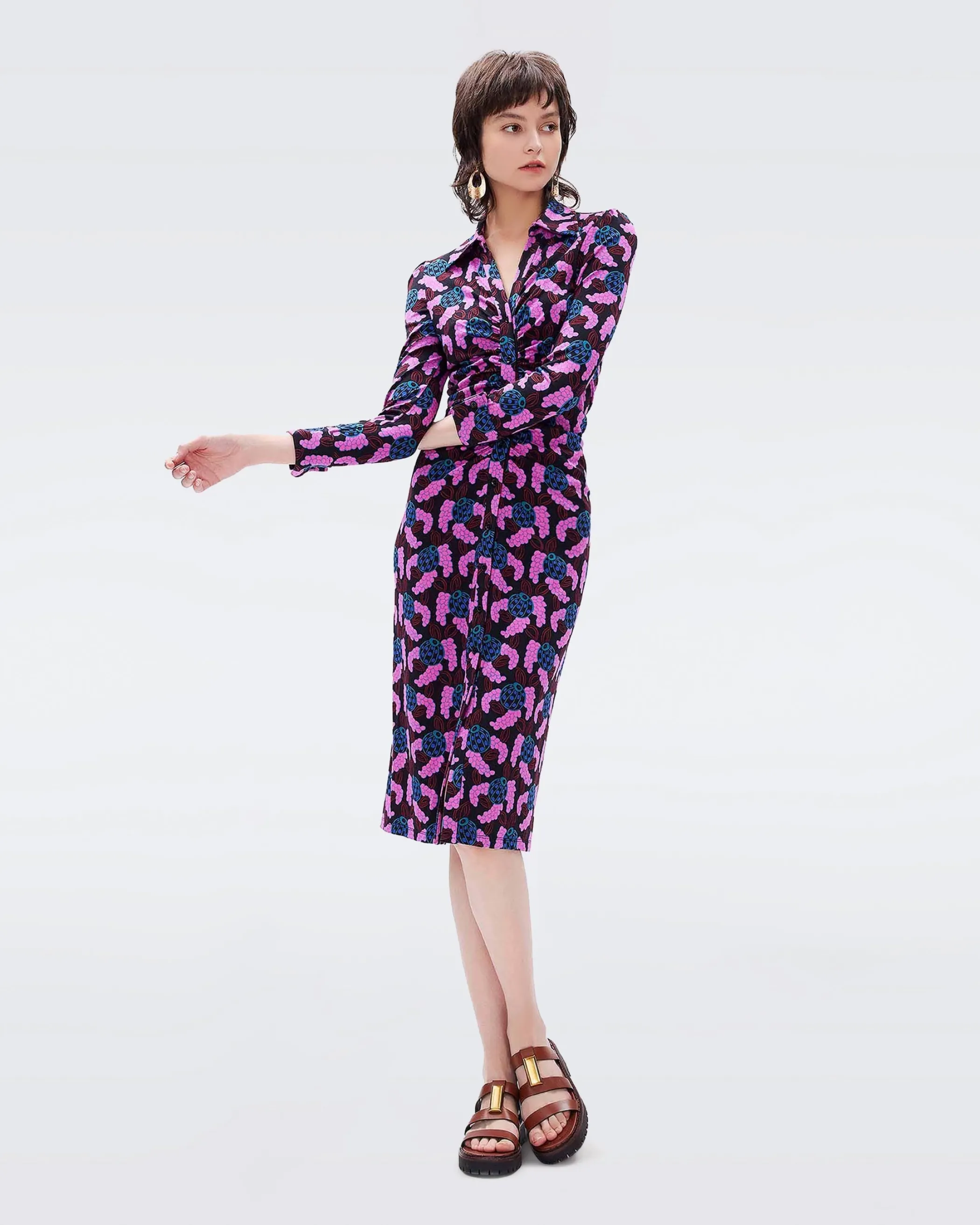 dvf Knee Length Dresses | Dresses-Sheska Shirt Dress