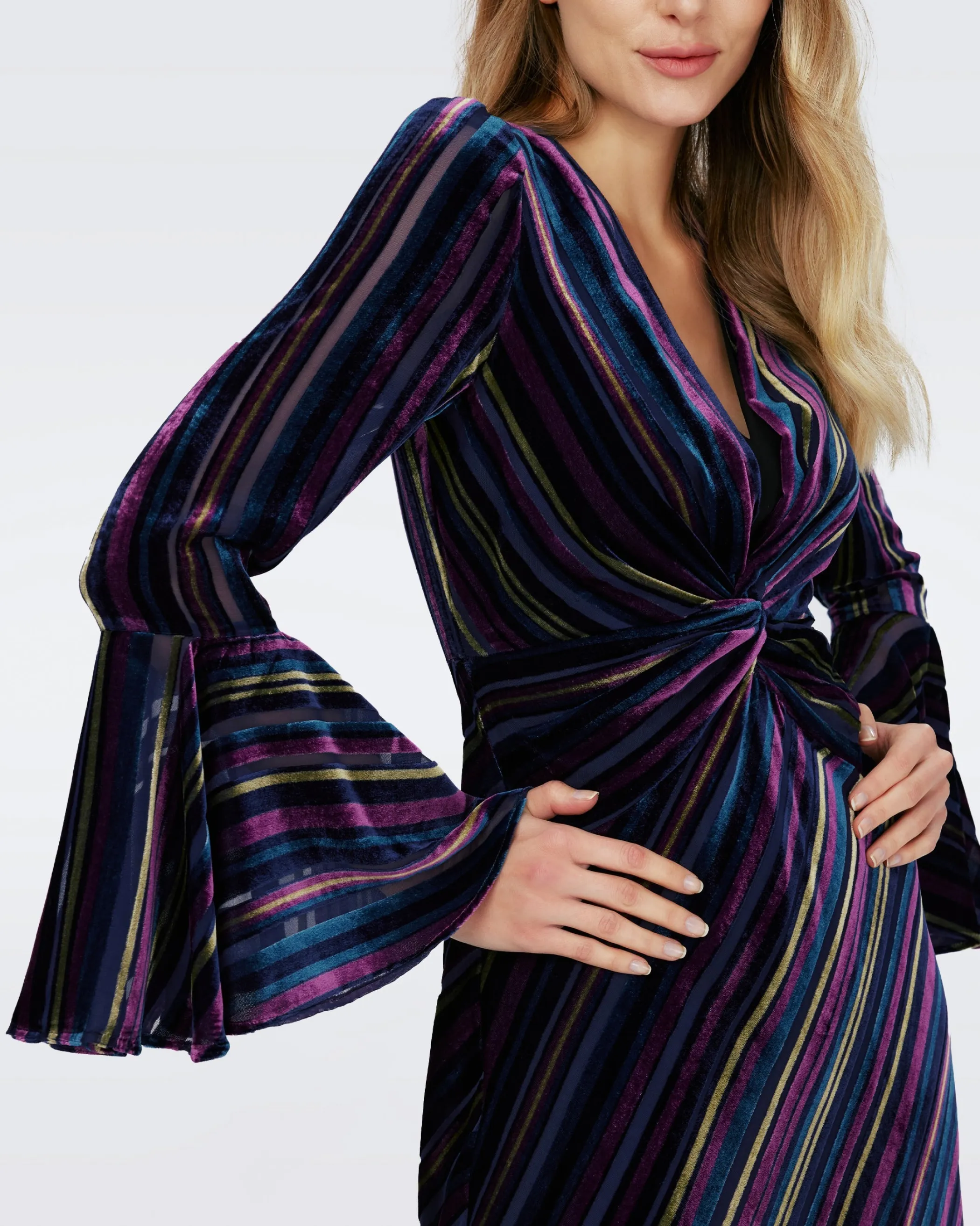 dvf Maxi Dresses | Occasion Dresses-Sudha Velvet Dress