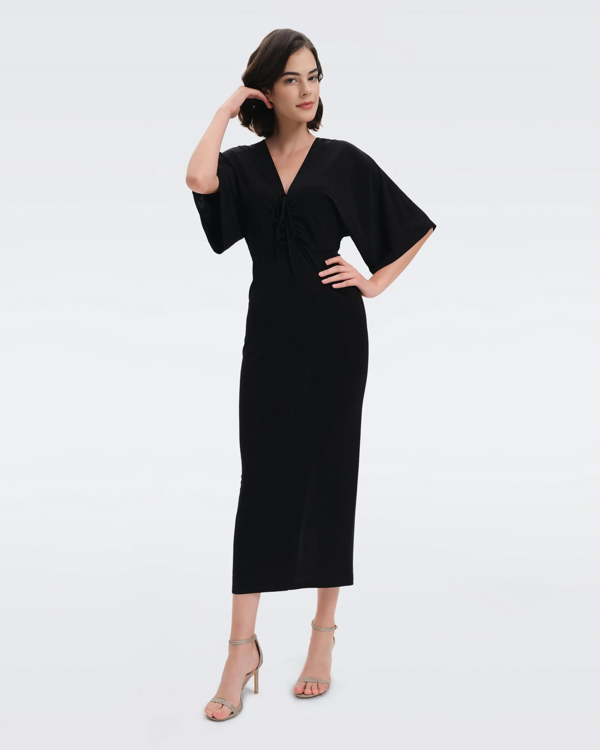 dvf Midi Dresses | Black Dresses-Valerie Dress