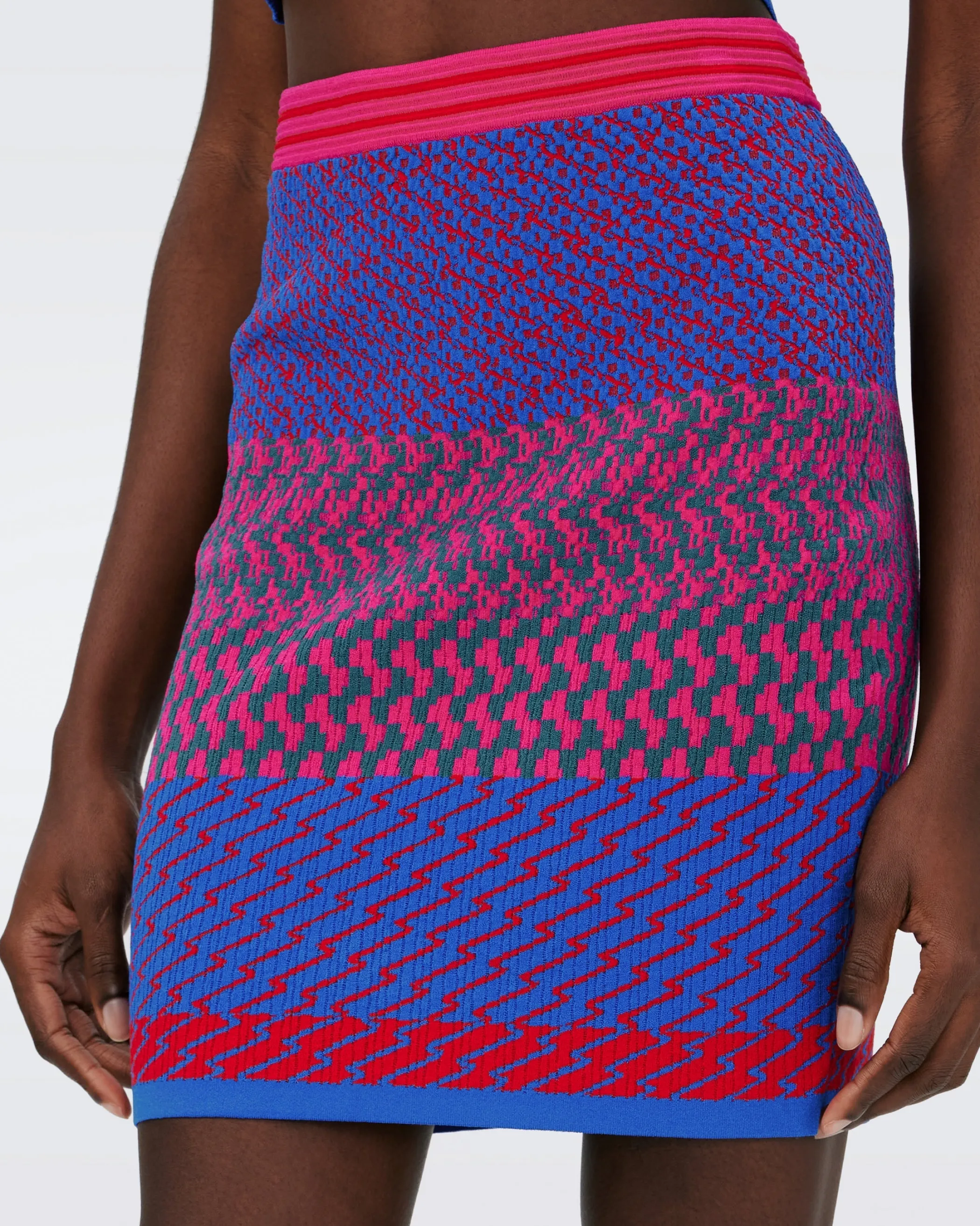 dvf Skirts-Viv Knit Jacquard Skirt