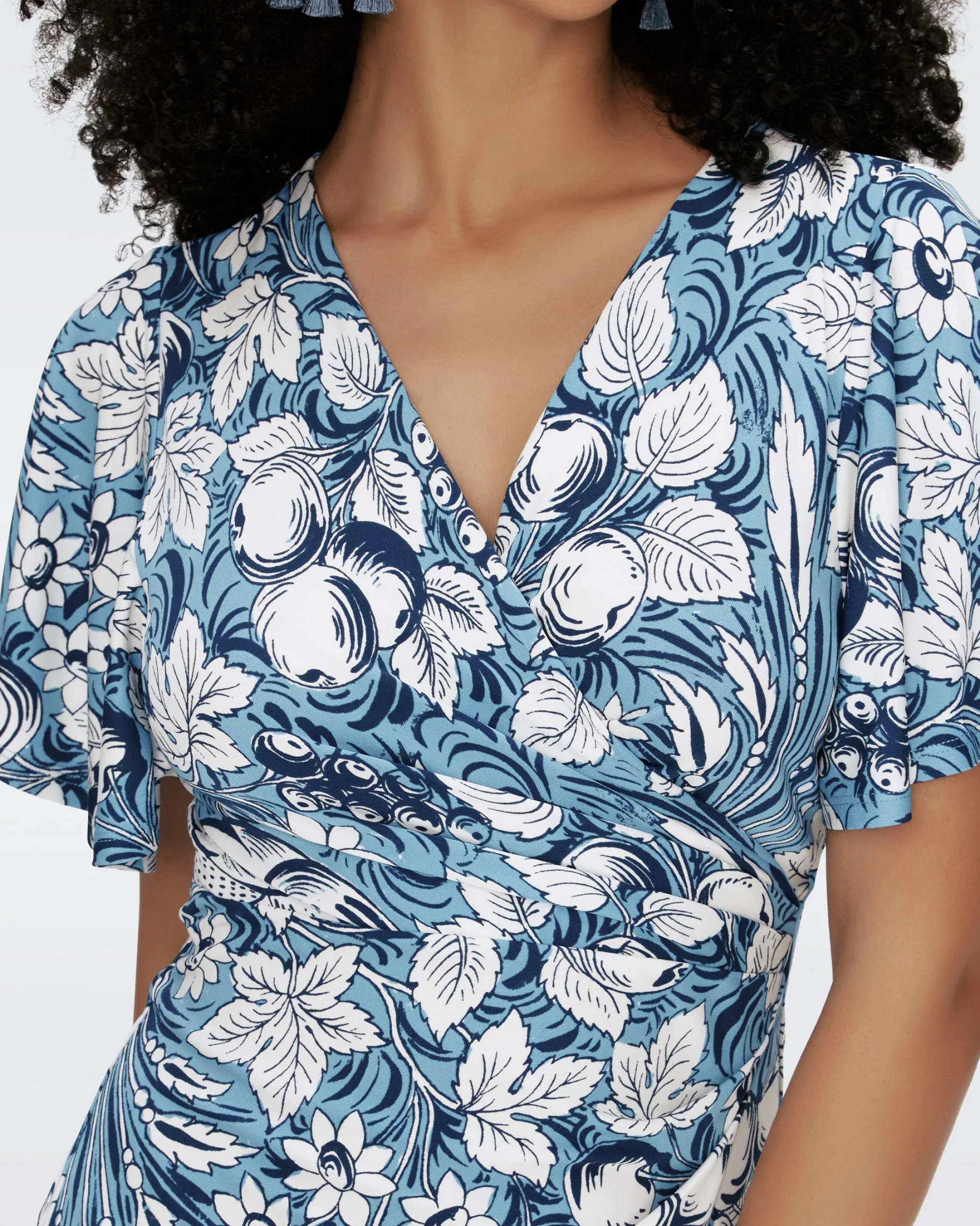 dvf Midi Dresses | Occasion Dresses-Zetna Wrap Dress